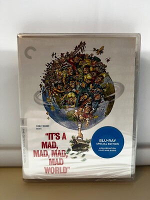 It's a Mad, Mad, Mad, Mad World Criterion Collection Blu-ray - Brand New Sealed