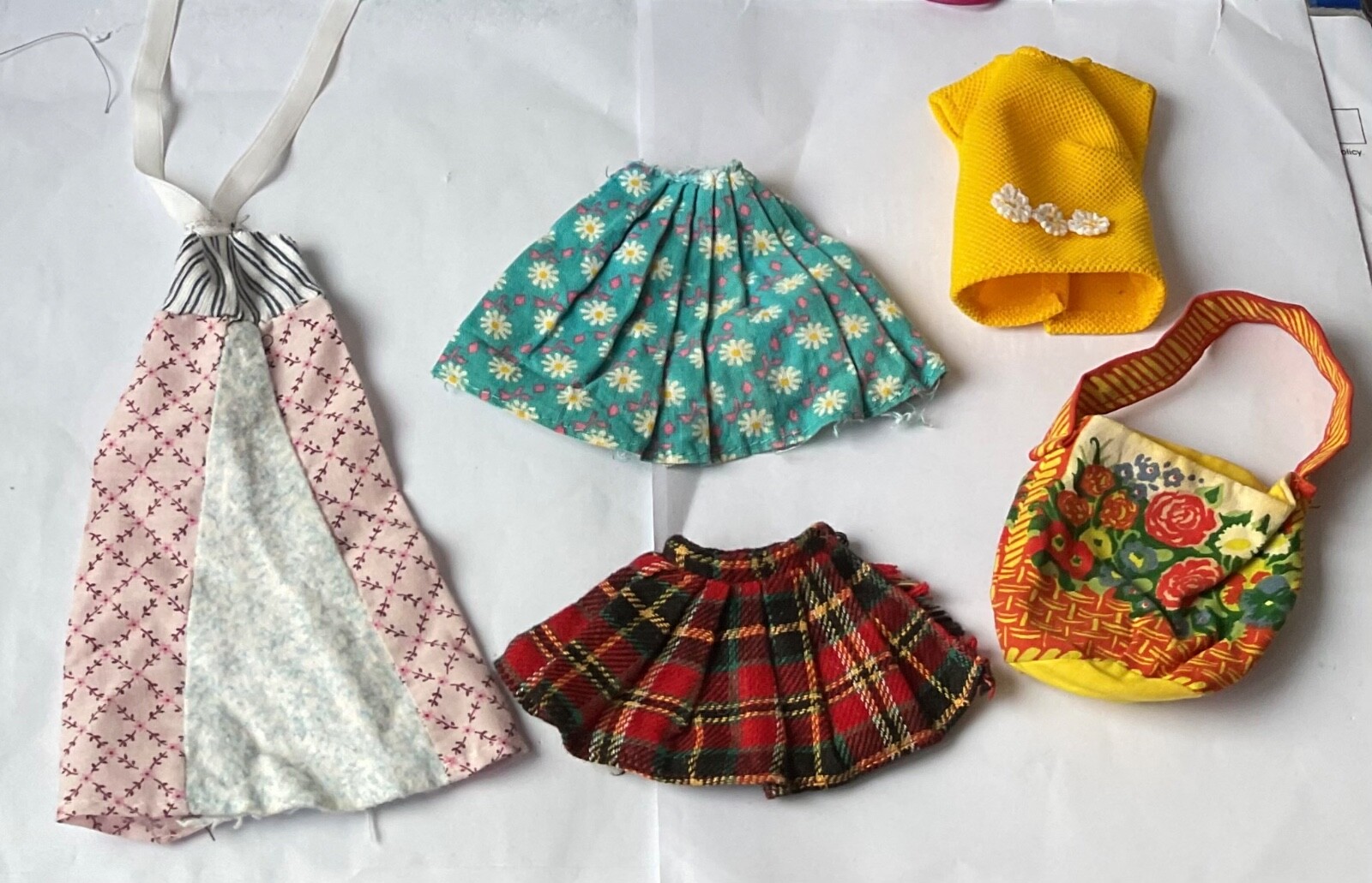 Vintage Handmade Doll Clothes Bundle Lot Suit Sindy or similar size