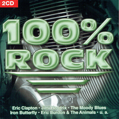 (2CD's) 100% Rock - Procol Harum, Canned Heat, Jimi Hendrix, Troggs,Moody Blues