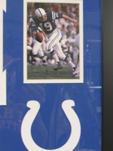 JOHNNY UNITAS 27X21 SIGNED AUTOGRAPHED BALTIMORE COLTS FRAMED MATTED PHOTO PSA - Picture 5 of 8