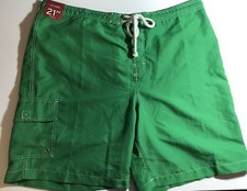 Mens Swimsuit Merona Size XL Green 100 