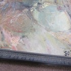 vintage MCM original oil Painting expressionist Abstract cubist Signed 20 x 28 — photo 5
