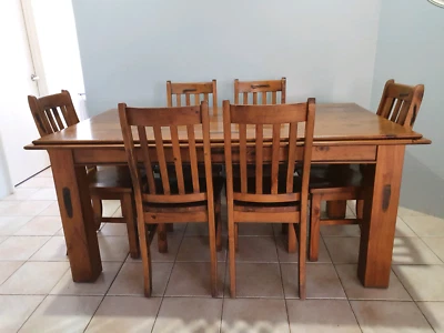 Solid Wood Dinning Table Set Dining Tables Gumtree Australia