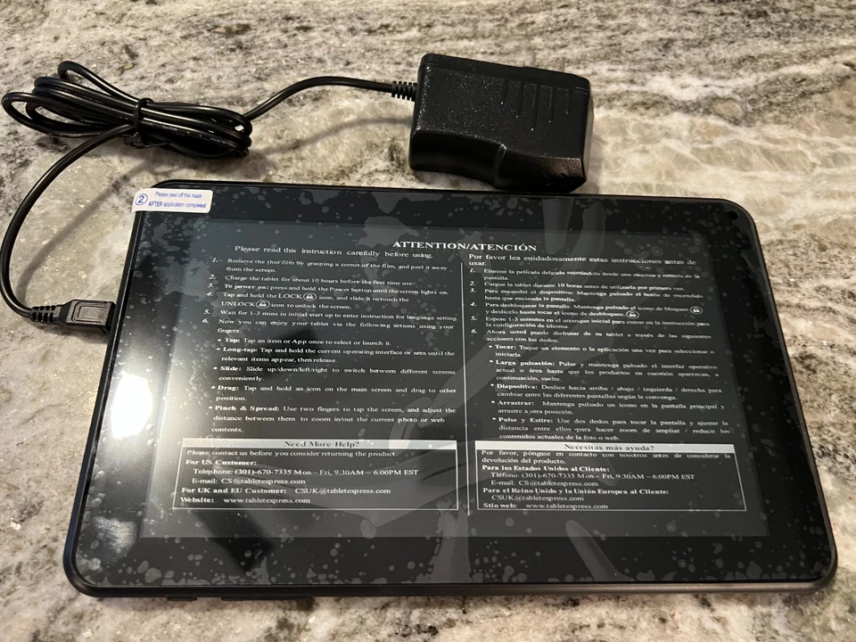 Tablet KingPad K90 9" cuatro núcleos negra sin usar sistema operativo Android 512 MB Foto 2 de 4