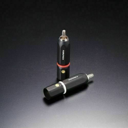 4x Hifi Furutech FP-120F(R) Rhodium RCA Connector Plug Connector