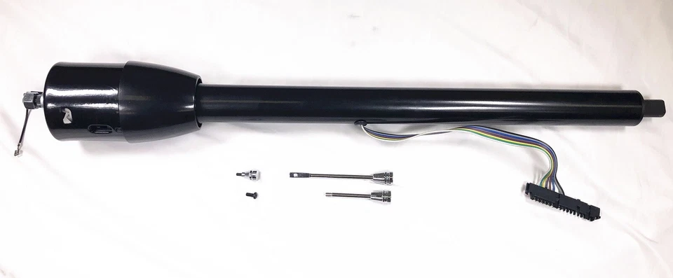 Ford Mustang 1967-1970 32" cambio de piso inclinable columna de dirección sin llave negro Foto 2 de 4