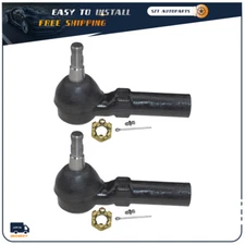 2X Front Outer Tie Rod Ends For 1984-2010 2011 2012 Chevrolet Corvette Base 6.2L