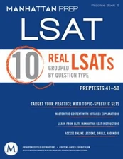 Manhattan Prep LSAT Strategy Guides: 10 Real LSATs Grouped by Question Type :...