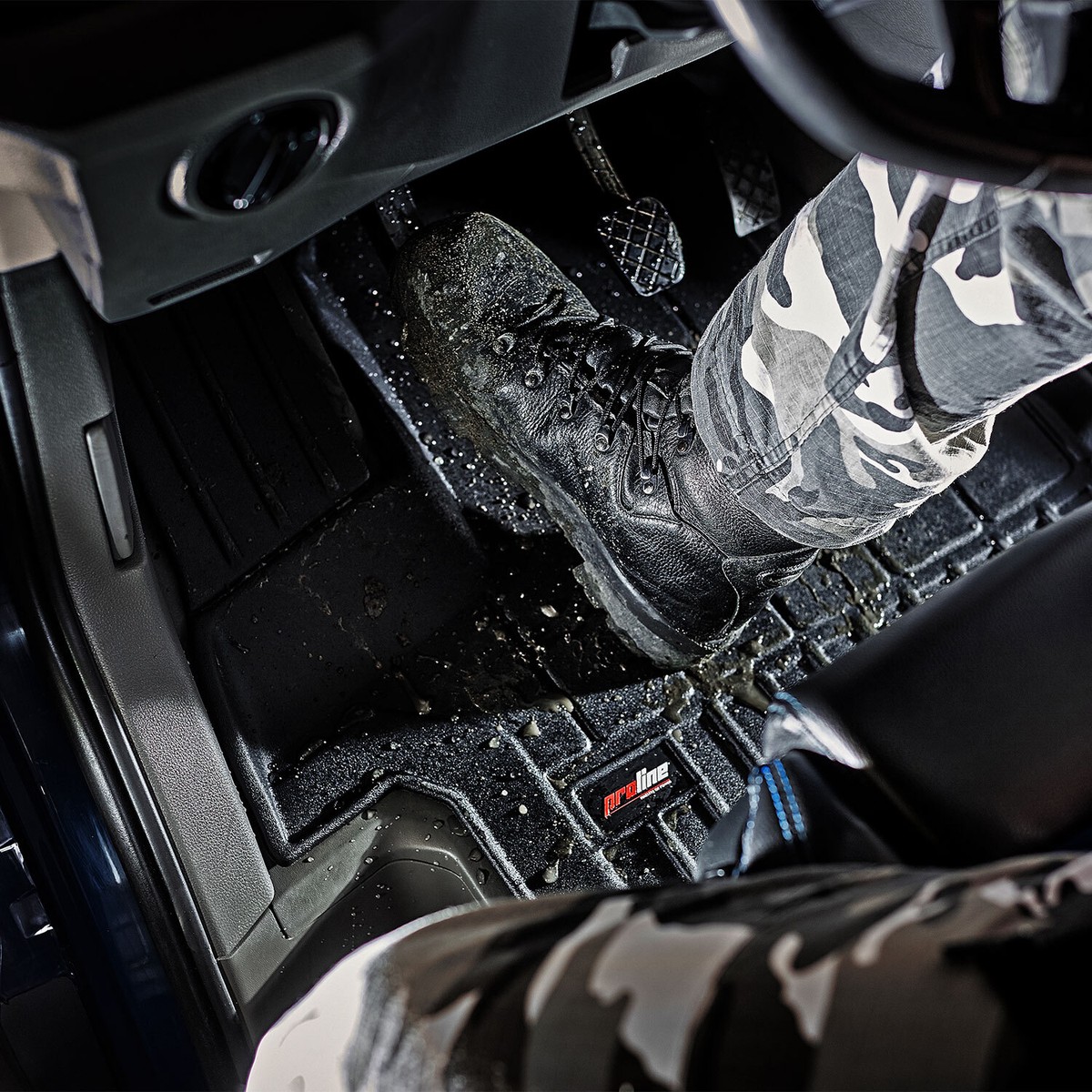 FROGUM No.77 Set Di Tappetini Perfettamente Su Misura Per Toyota Aygo II 2014-2021 | Materiale TPE Durevole Tappetini Auto Renault Twingo Ii