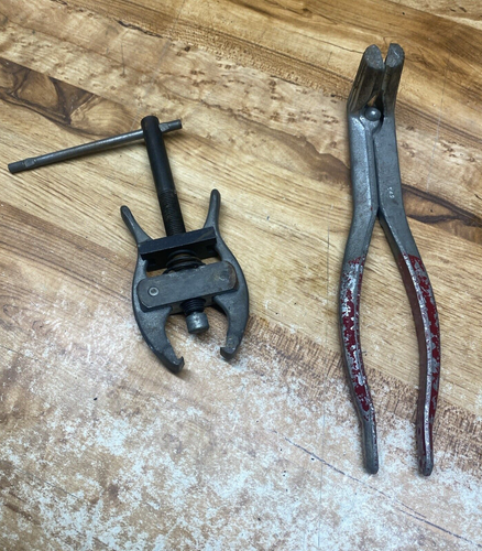 Lot of Battery Terminal Cable Clamp Service Set Tools, Pliers & Puller