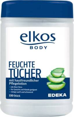 4311501704646 Elkos Chusteczki Nawilżone z Aloesem 150 szt. Edeka