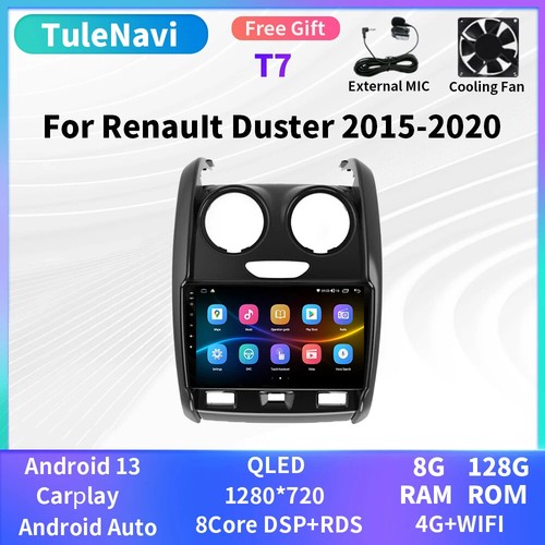 For Renault Duster LADA Largus GPS Android Car Radio CarPlay Auto Player Screen - Picture 12 of 32