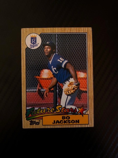 1987 Topps 🔥Bo Jackson🔥 Rookie Kansas City Royals Future Stars #170
