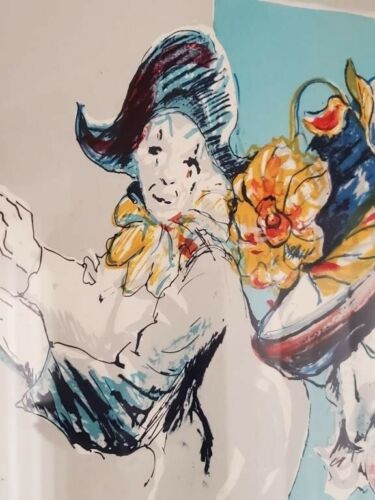 LEN GARON FIRMADO EDICIÓN LIMITADA ESTAMPADO PAYASO ENMARCADO NUMERADO 8/50 - Imagen 7 de 7