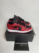 BRAND NEW AIR JORDAN 1 LOW REVERSE BRED 553560-606 YOUTH SZ 5Y, 6Y FAST SHIP     