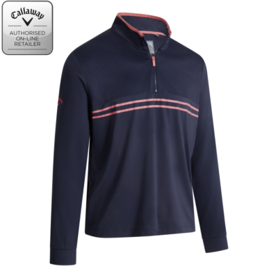 CALLAWAY TEXTURED PRINT 1/4 ZIP GOLF JUMPER WINDSTOPPER NEW CALLAWAY TEXTURED PRINT 1/4 ZIP GOLF JUMPER WINDSTOPPER NEW