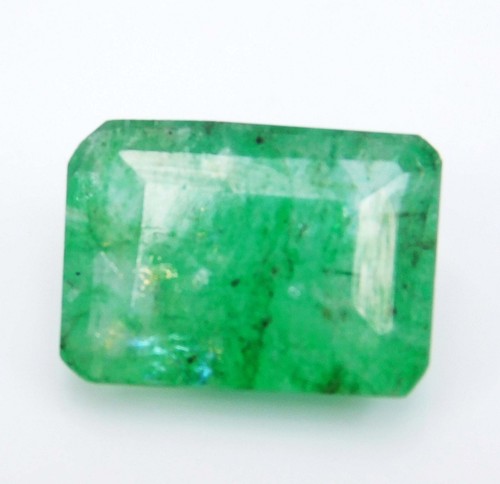 Esmeralda verde colombiana natural certificada de 3,30 quilates - piedra preciosa suelta corte esmeralda - Imagen 4 de 9