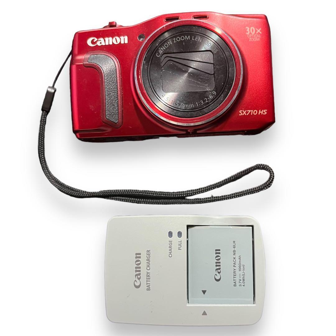Canon PowerShot SX710 HS 20.3MP Compact Digital Camera Red Canon PowerShot SX710 HS 20.3MP Compact Digital Camera Red