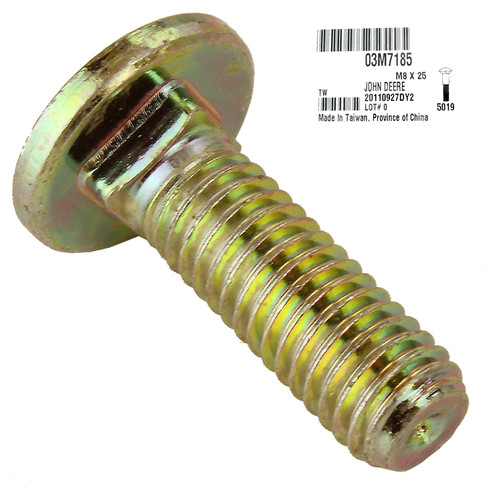 John Deere Original Equipment Bolt #03M7185