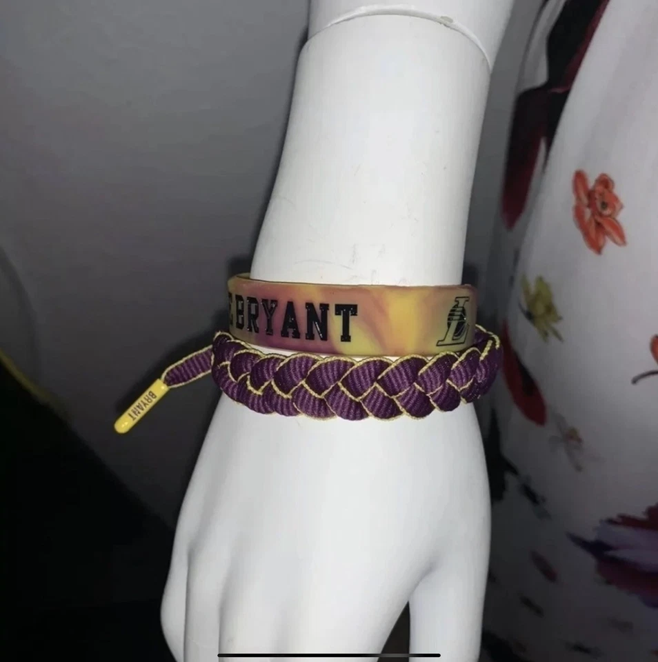 KOBE BRYANT UNISEX 可调弹力运动手链 2 件套 — 第 3/4 张图片