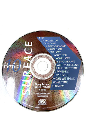 Surface - Perfect 10 Audio CD Tested ++ Working