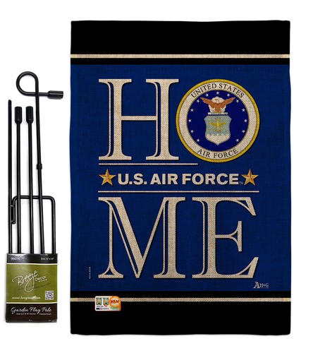 US Air Force Home Burlap Garden Flag Armed Forces Decorative Yard House Banner - Picture 7 of 17