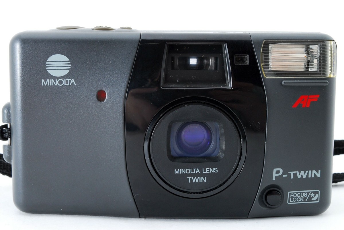 minolta P-twin AF compact point & shoot cameras 35mm film