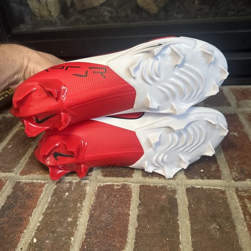 Nike Men Vapor Edge Pro 360 2 TB Cleats University Red White Size 10 FQ4044-105 - Picture 7 of 9