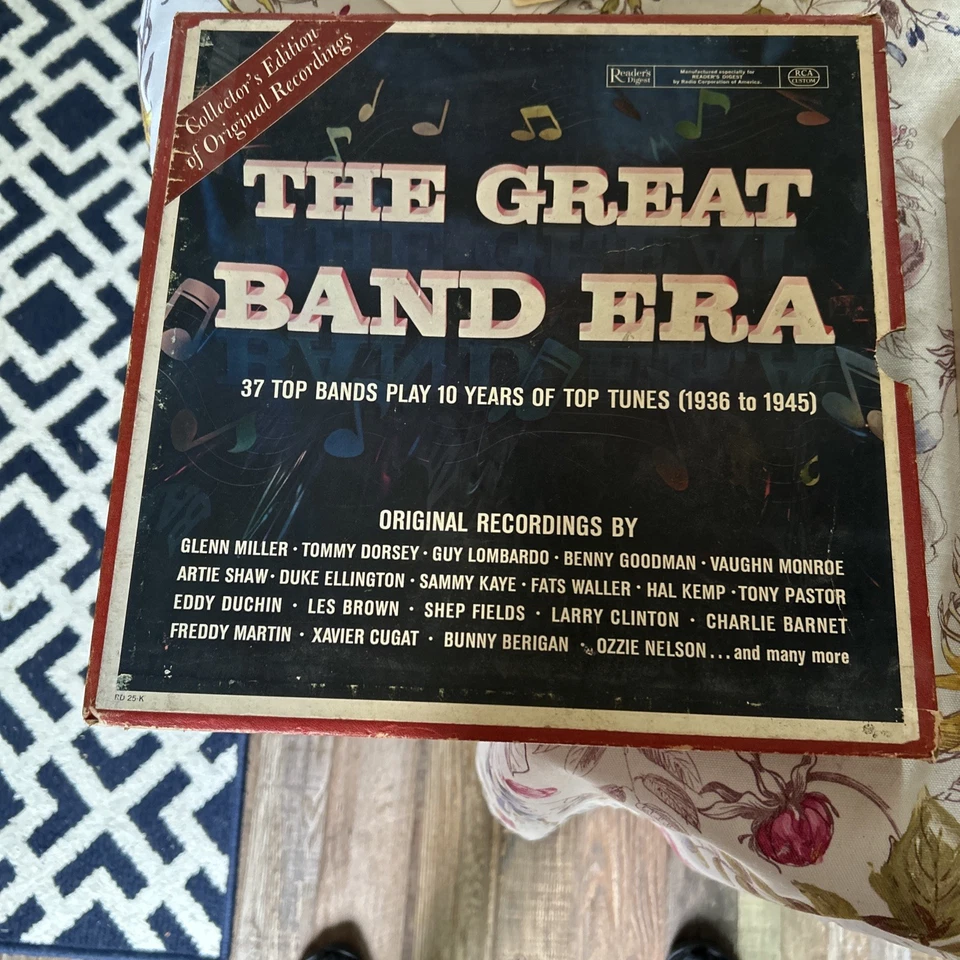 The Great Band Era 1936-1945 Stereo LP Vinyl 10 Album Box Set Very Nice - Image 2 of 2