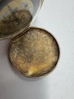 Churchill Skeleton Mechanical Pocket Watch Full Hunter Yellow Gold - Runs — photo 3