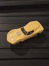 Aurora Thunderjet Tjet CHEVROLET MAKO SHARK Yellow  HO Slot Car #1380