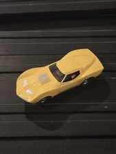Aurora Thunderjet Tjet CHEVROLET MAKO SHARK Yellow  HO Slot Car #1380