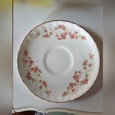 Pope Gosser Florence Saucer Set Vintage Flora...
