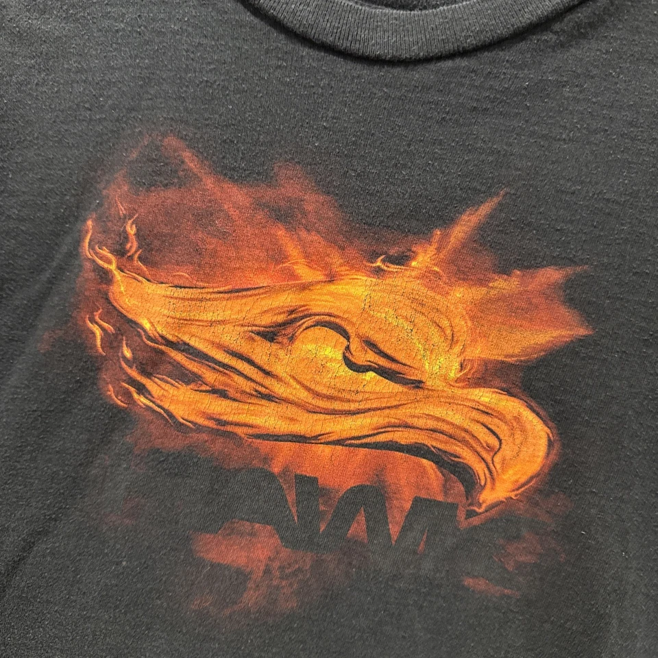 Hawk Skateboarding YOUTH BOYS Size Medium M 10-12 Short Sleeve Black T-Shirt Y2K - Image 2 of 4