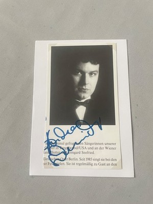 Andreas Schmidt opera opera signed cutout 10x15 autograph autograph
