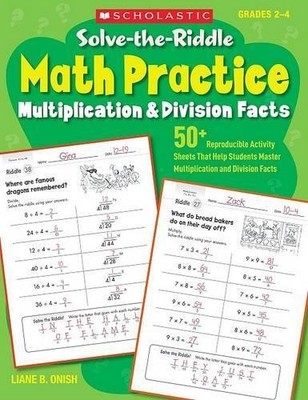 Liane Onish Solve-The-Riddle Math Practice, Grades 2-4 (Taschenbuch)