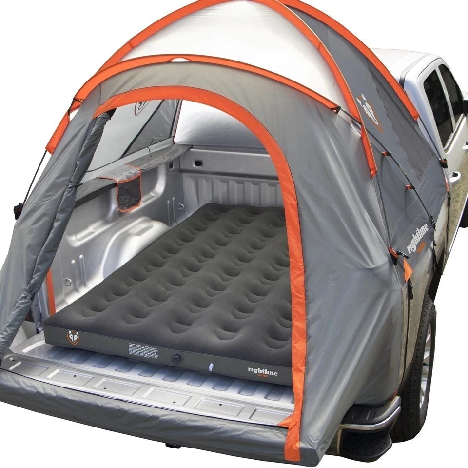 Colchón de aire Rightline Gear Truck con bomba - se adapta a camas de 5,5-8', tamaño completo, gris Foto 2 de 4