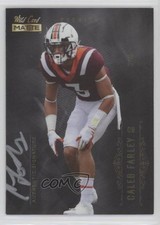 2021 Wild Card MATTE Black Signatures /75 Caleb Farley #MBC-16 Auto 0r0a