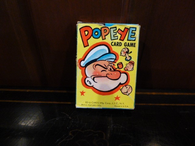 RARE Ed U Cards POPEYE Card Game Playing Cards Deck
