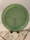 Vintage Jadeite Fire King Divided Sectioned Restaurant Plate 9 5/8 Collectible