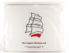 VTG Mouse Pad 90s Computer Merchant NIP PC Tech Ship IBM MAC Mat Norwell