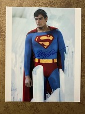 🦸 Superman Signed 8x10 Christopher Reeve Clark Kent Movie Photo Autograph COA