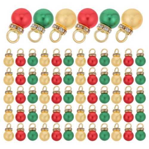  150 Stck. Mini Runde Anhänger Kugel Hängedeko Weihnachten Urlaub Ornamente - Bild 12 von 12