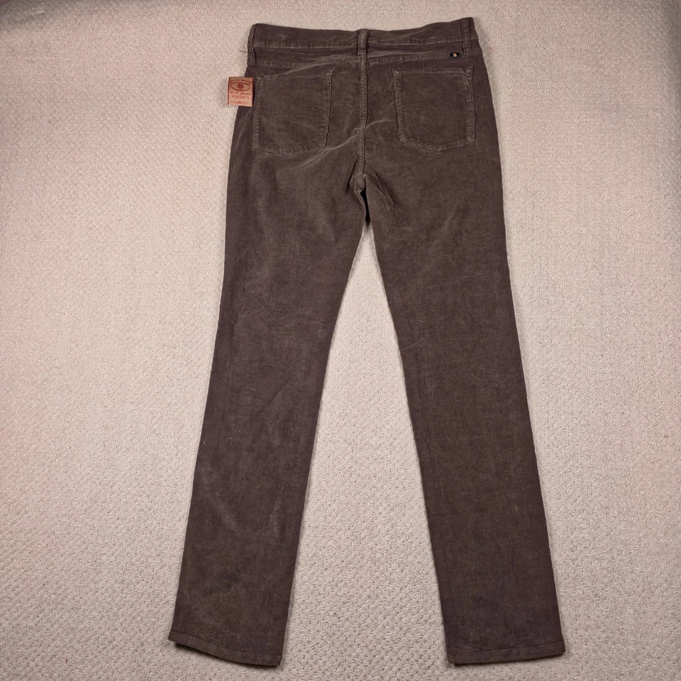 Pantalones ajustados de pana Lucky Brand Charlie 14x32 marrón elástico tiro bajo nuevos con etiquetas Foto 3 de 4