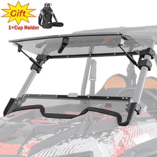 UTV Flip Up Split Front Windshield for 2019-2023 Polaris RZR XP 1000/4 Turbo 4