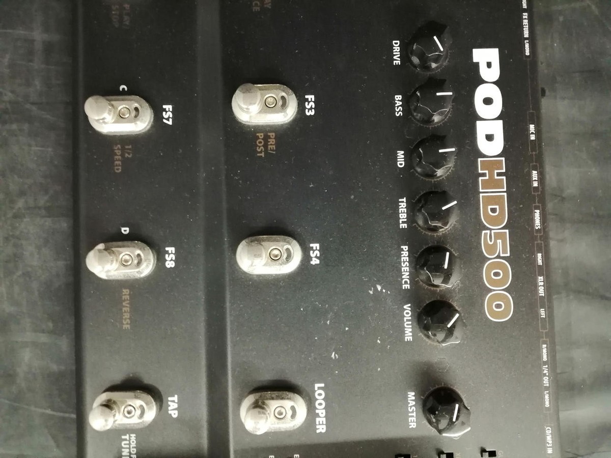 Line 6 POD HD500 Guitar Multi-Effects Processor for sale
