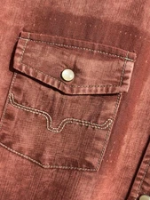 Fort Worth Kimes Ranch Canyon Rust Sunrise Distressed Pearl Snap Women's Shirt