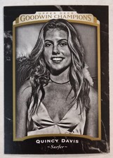 2017 Upper Deck Goodwin Champions Quincy Davis card #141 Surfer