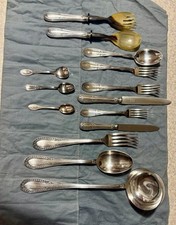 SERVIZIO POSATE PER 12/100pz STUPENDO, MAI USATO - ARGENTO 800 IMPERO 