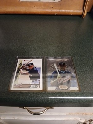 1995 Bowman & Bowman's Best Andruw Jones RC (2 Card Lot) Braves